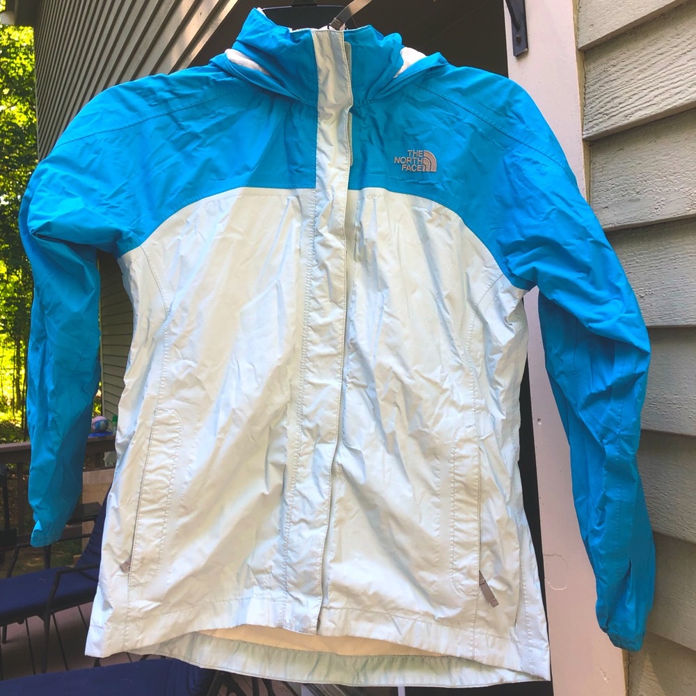 Small women’s North face rain jacket.